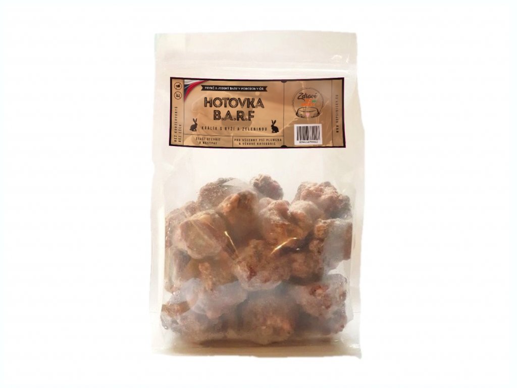 B.A.R.F. Hotovka - Králík s rýží a zeleninou