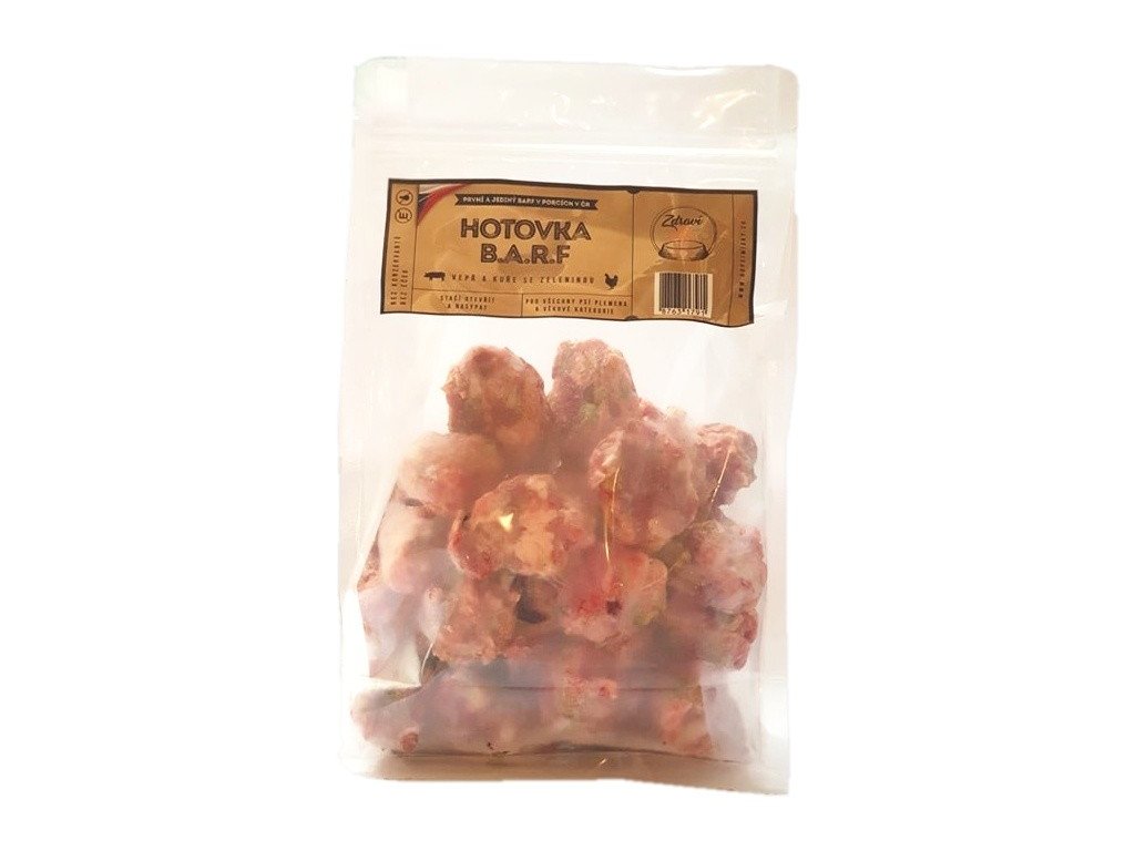 B.A.R.F. Hotovka - Vepř a kuře se zeleninou