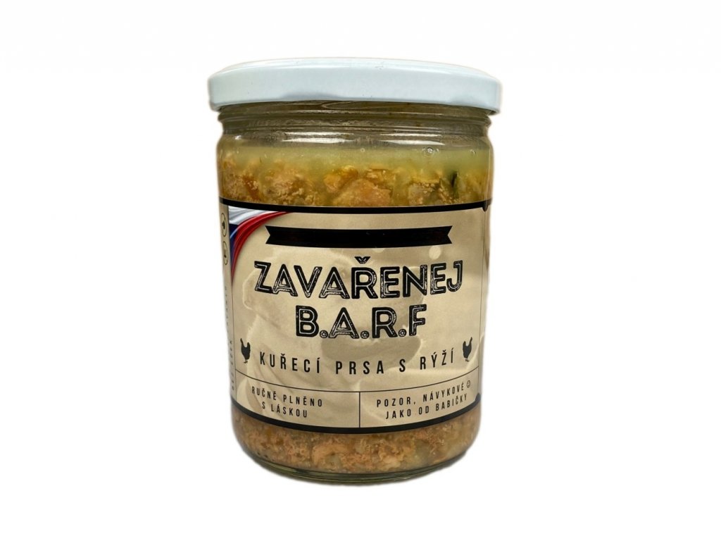 Zavařenej BARF - Kuřecí prsa s rýží